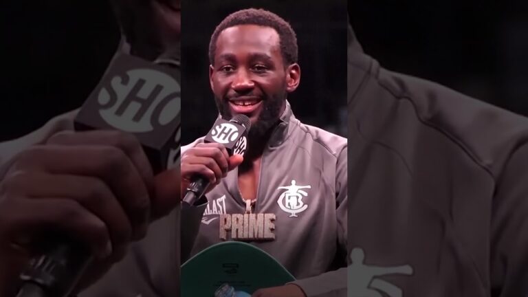 Terence Crawford on how he organised Eminem to walk him to the ring 🤩