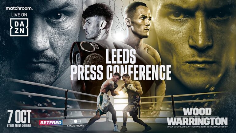 Leigh Wood vs Josh Warrington: Leeds Launch Press Conference