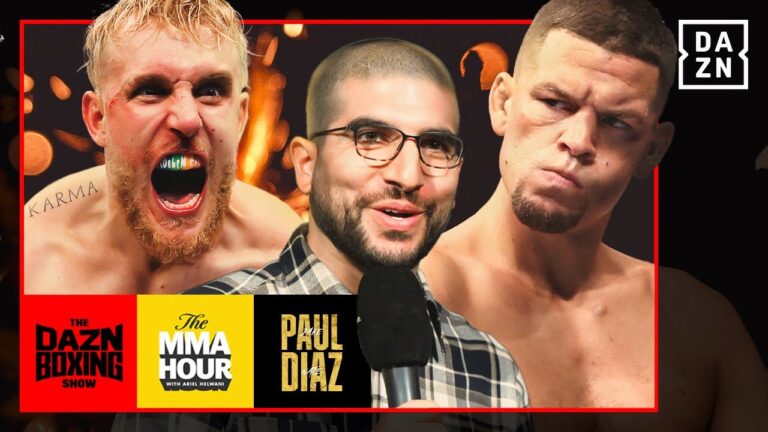 JAKE PAUL VS. NATE DIAZ | THE DAZN BOXING SHOW SPECIAL WITH ARIEL HELWANI LIVESTREAM
