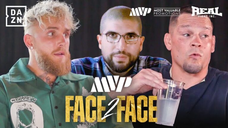 'F*** YOU…KEEP YOUR MOUTH SHUT!' Jake Paul vs Nate Diaz Face to Face