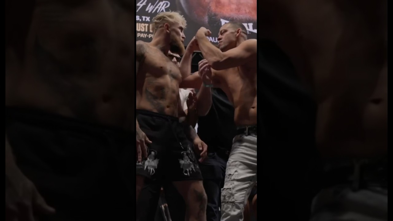 THE WEIGH IN GOT HEATED 🔥🔥🔥 #PaulDiaz is LIVE on DAZN PPV on August 5 🔥