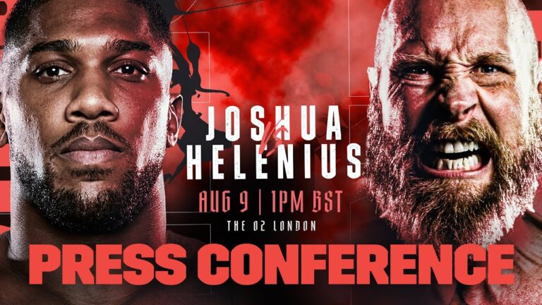 🔴 ANTHONY JOSHUA VS. ROBERT HELENIUS PRESS CONFERENCE LIVESTREAM
