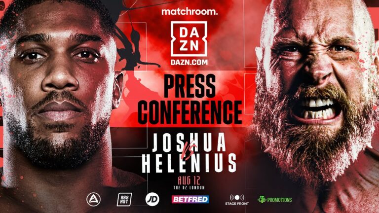 Anthony Joshua vs Robert Helenius Plus Undercard Press Conference
