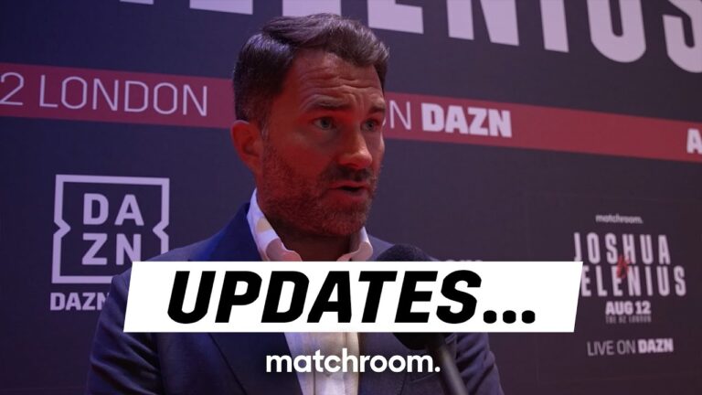 Eddie Hearn On Joshua Vs Helenius, Prograis Vs Haney, Opetaia Vs Riakporhe & More