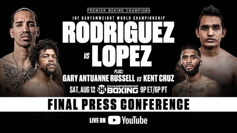 Rodriguez vs Lopez FINAL PRESS CONFERENCE | #RodriguezLopez