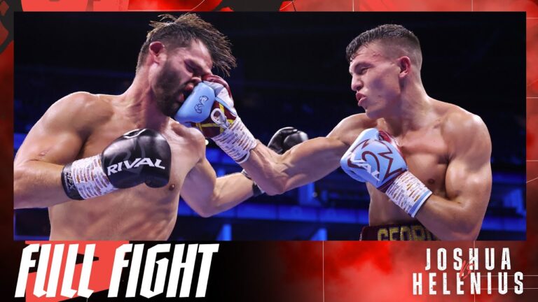 George Liddard vs Bas Oosterweghel (Joshua vs Helenius Undercard)
