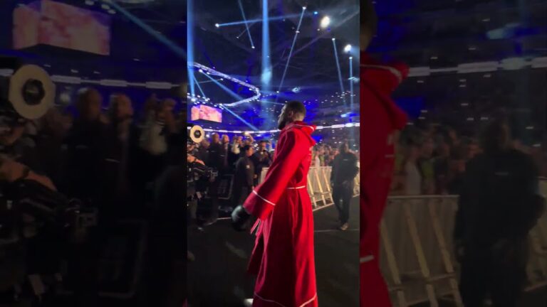 Anthony Joshua Ringwalks For Robert Helenius Fight 🔥 #shorts