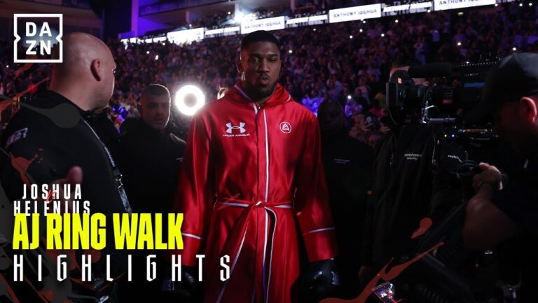 Anthony Joshua's EPIC Entrance vs. Robert Helenius