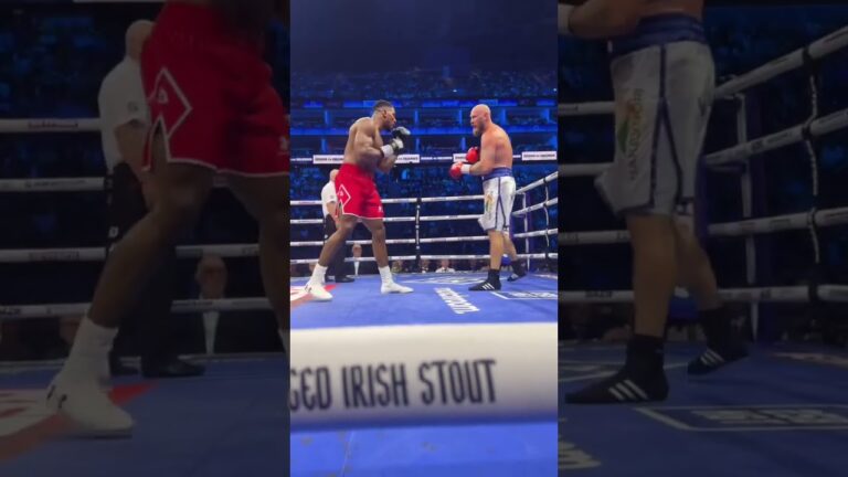 Ringside KO View 🧨  Anthony Joshua Sparks Out Robert Helenius