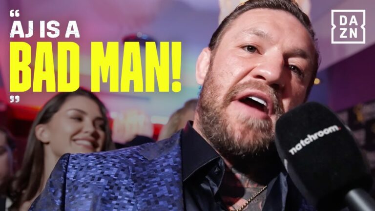 'A BAD MAN KNOWS A BAD MAN' – Conor McGregor On AJ vs. Helenius, Taylor vs. Cameron II & More!
