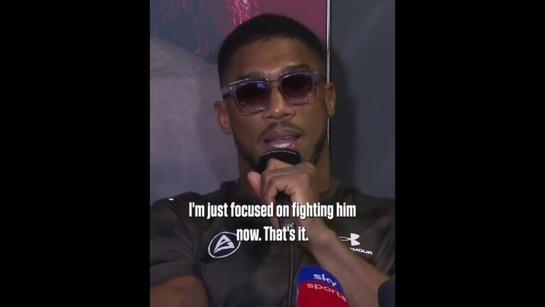 "I'm Just Focusing On Smashing Deontay Wilder's Head In!' – Anthony Joshua