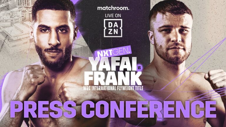 GALAL YAFAI VS. TOMMY FRANK PRESS CONFERENCE LIVESTREAM