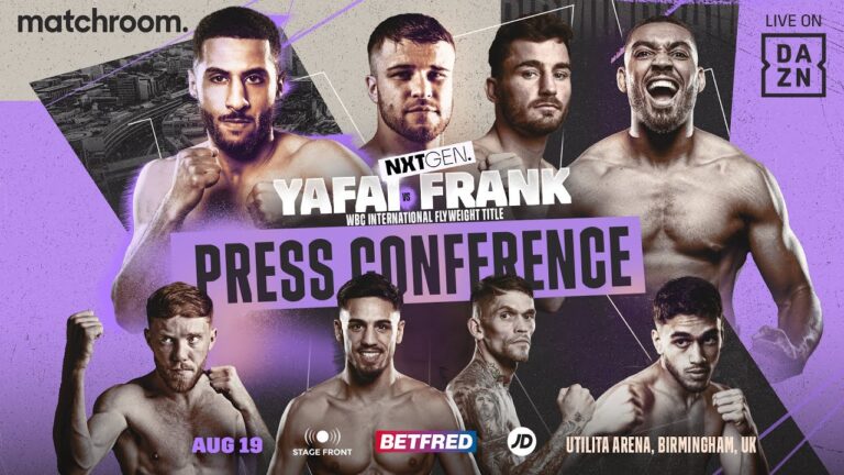 Galal Yafai vs Tommy Frank Plus Undercard Press Conference
