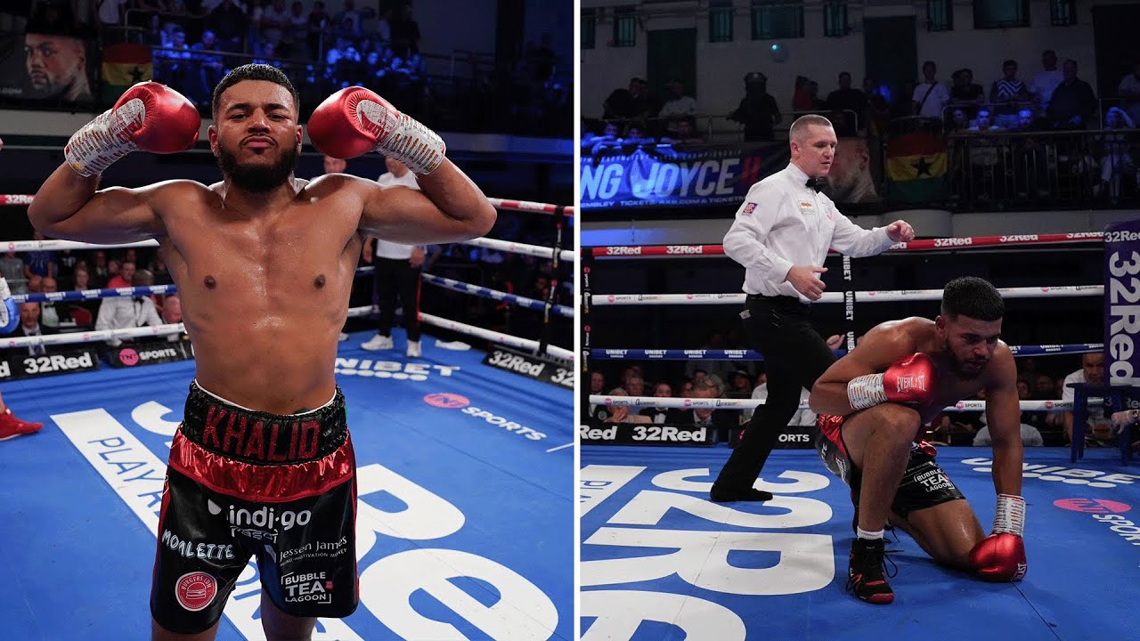 "I'VE GOT BIG B***S!" Khalid Ali climbs off the canvas to secure 6th win