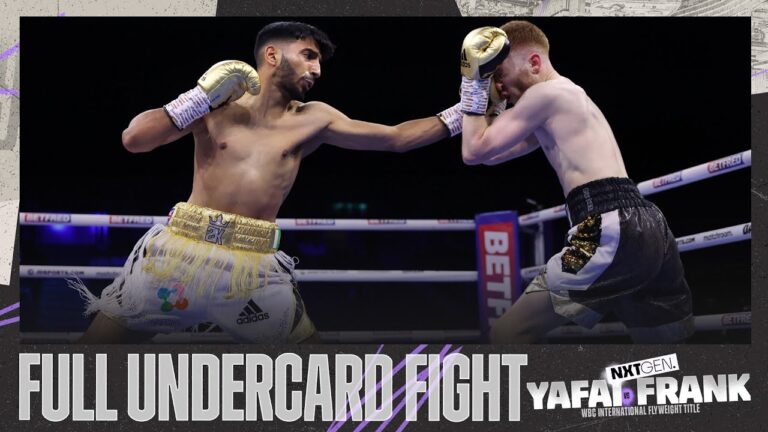 Sahil Khan vs Sean Jackson  (Yafai vs Frank Undercard)