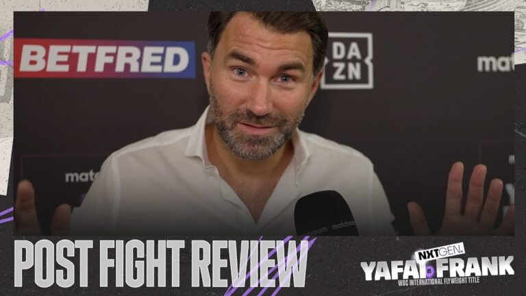 "Don't Choke Me Out Nate Diaz!" – Eddie Hearn On Tweet, Yafai KO & Pattinson Defeat