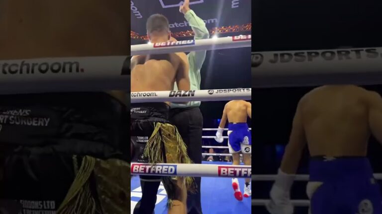 Ringside KO View 🧨  Galal Yafai Storms Through Tommy Frank