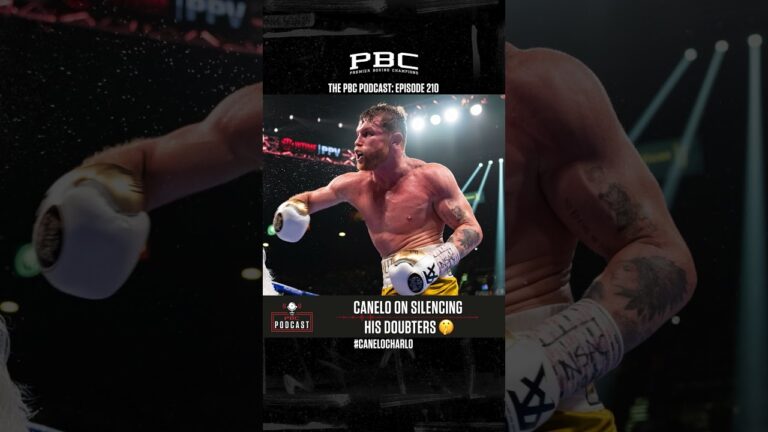 Canelo Alvares on silencing his doubters: "In the fight, you will see!"