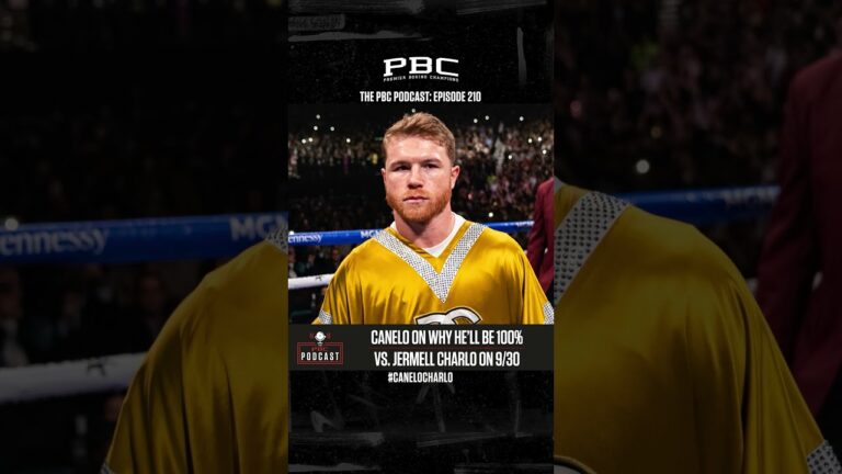 Canelo Alvarez On Why He'll Be 100% vs. Jermell Charlo on September 30