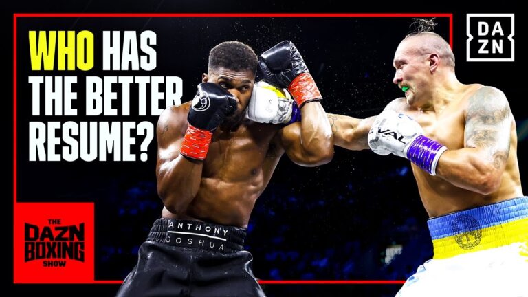 DOES ANTHONY JOSHUA HAVE A BETTER BOXING RESUME THAN FURY & WILDER? | The DAZN Boxing Show