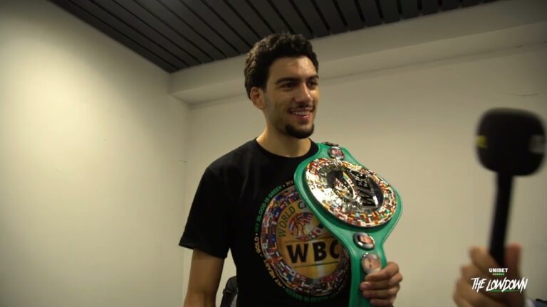 JUBILANT HAMZAH SHEERAZ REACTS TO HIS STOPPAGE VICTORY OVER UNBEATEN OPPONENT