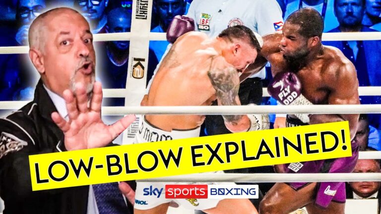 LOW-BLOW EXPLAINED! ⚠️ | Why Dubois shot vs Usyk WAS illegal