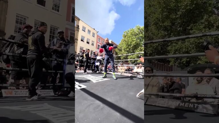 Chris Eubank Jrâ€™s response to booing fans 😆 🤫