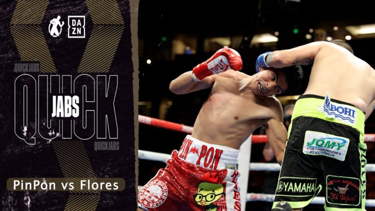 Quick Jabs | Alejandro Reyes vs Moises Flores! PinPon Shows Out on Munguia Undercard!