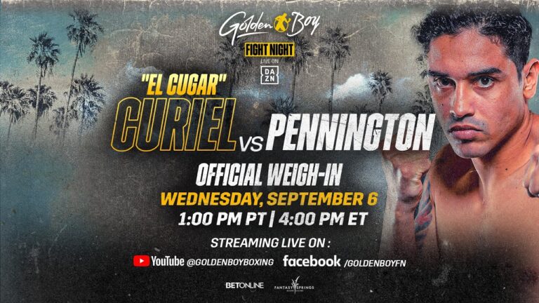GOLDEN BOY FIGHT NIGHT – OFFICIAL WEIGH-IN