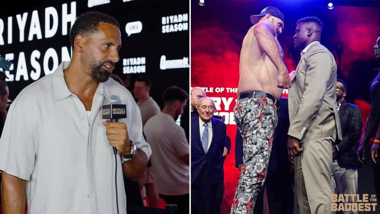 "THIS IS THE REAL DEAL!" | Rio Ferdinand Gives His Thought's On Mega Fury vs Ngannou Clash