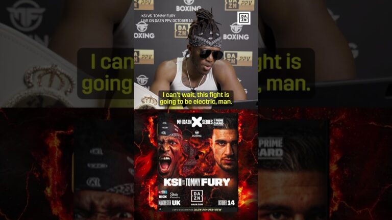 KSI: "I am the A-side" #Shorts #KSIFury #DAZNBoxing