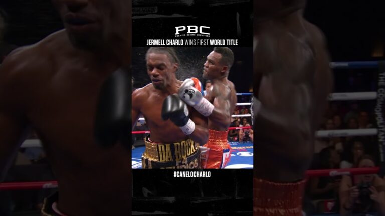 The trajectory of #JermellCharloâ€™s career changed after this fight. #CharloJackson #CaneloCharlo