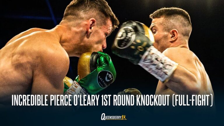 PIERCE O'LEARY STOPS THE OPPONENT IN 1ST ROUND! (FULL FIGHT)