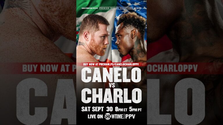 Two UNDISPUTED WORLD CHAMPIONS collide on September 30 💥 #CaneloCharlo
