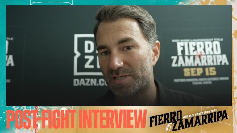 Eddie Hearn Pays Tribute To Diego Arua, Reviews Tijuana Show Ft Fierro & Nicolson