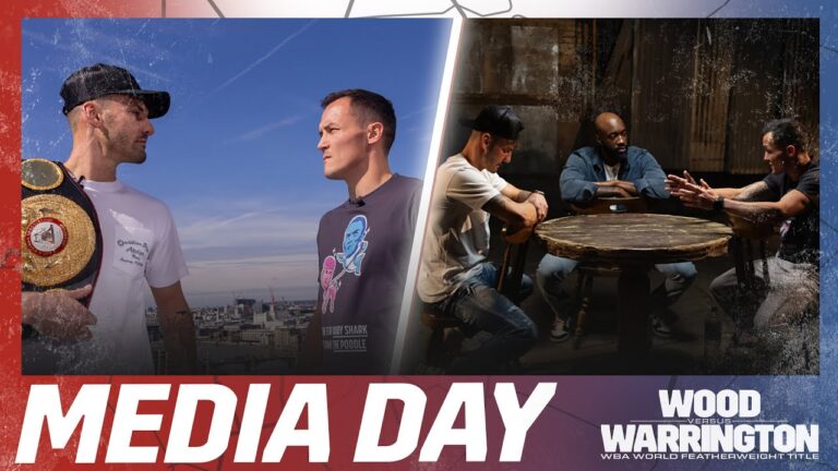Leigh Wood vs Josh Warrington: Behind The Scenes At Media Day