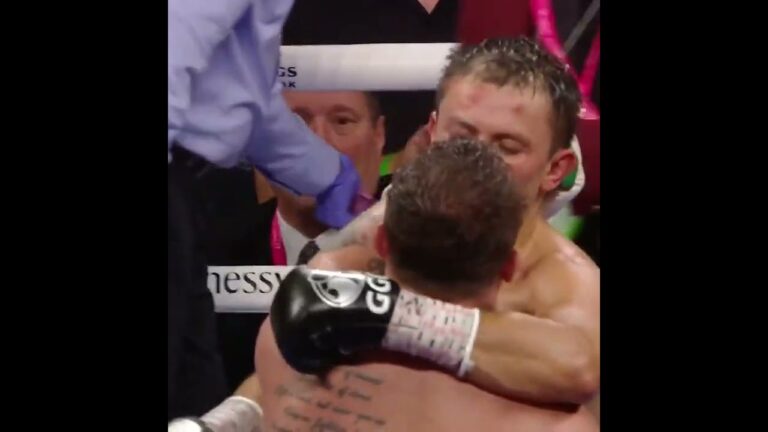 Respect 🤝 Canelo & Golovkin Embrace At Final Bell #shorts