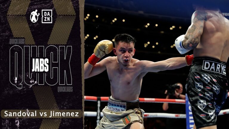 QuickJabs | Ricardo Sandoval vs David Jimenez! What a Battle In This Flyweight Title Eliminator!