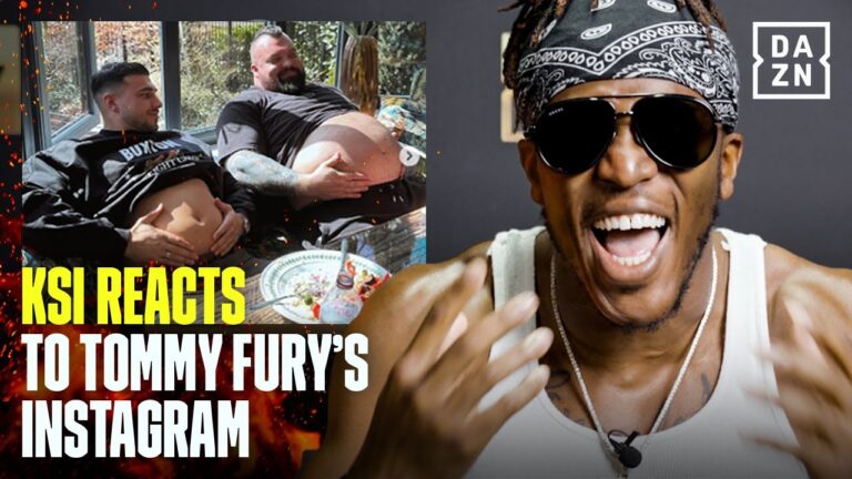 KSI reacts to Tommy Furyâ€™s Instagram! â€˜The most DISGUSTING thing Iâ€™ve ever seenâ€™
