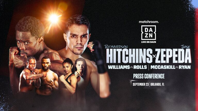 RICHARDSON HITCHINS VS. JOSE ZEPEDA PRESS CONFERENCE LIVESTREAM