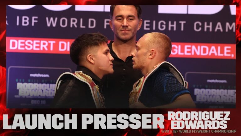 Bam Rodriguez v Sunny Edwards Launch Press Conference