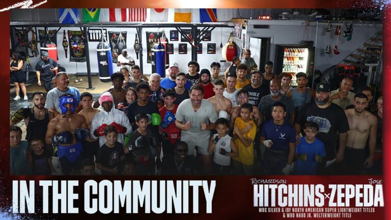Matchroom In The Community: Orlando School Of Hard Knocks Gym