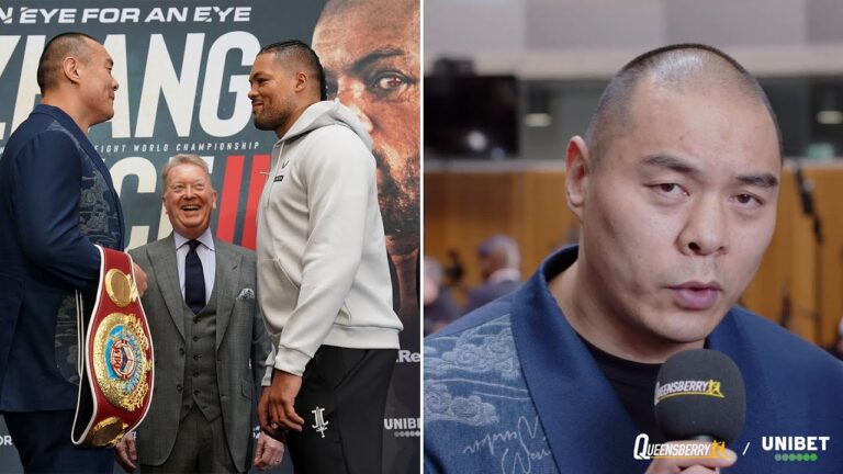 "Against Joe Joyce you will see Chinese Speed & Power!" Zhilei Zhang warning to the Juggernaut!