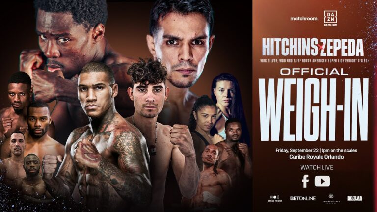 Richardson Hitchins vs Zepeda, Conor Benn, McCaskill vs Ryan Weigh In