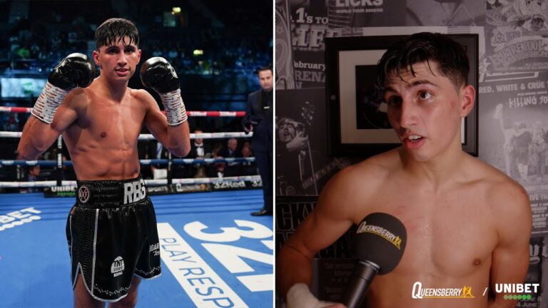 "There's no one my age or my weight who can live with me!" Royston Barney Smith reacts to 7th win