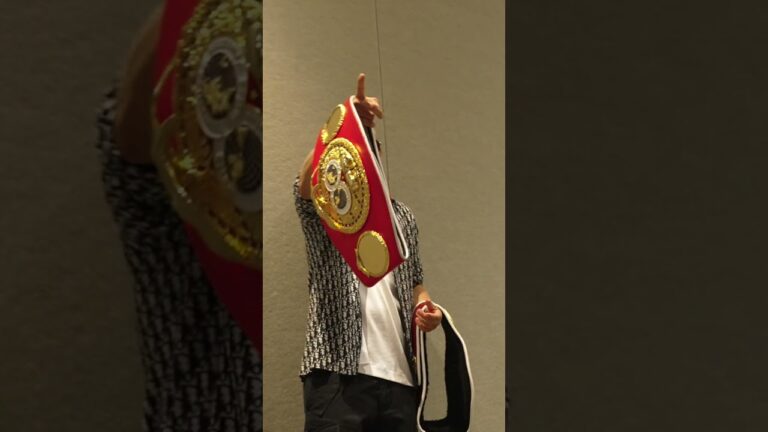 Sunny Edwards Poses With Bam Rodriguez's World Title Belt 👀