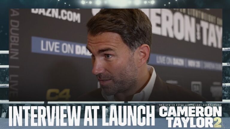 Eddie Hearn Talks Cameron Vs Taylor 2, Japan Deal & Teases New Shows