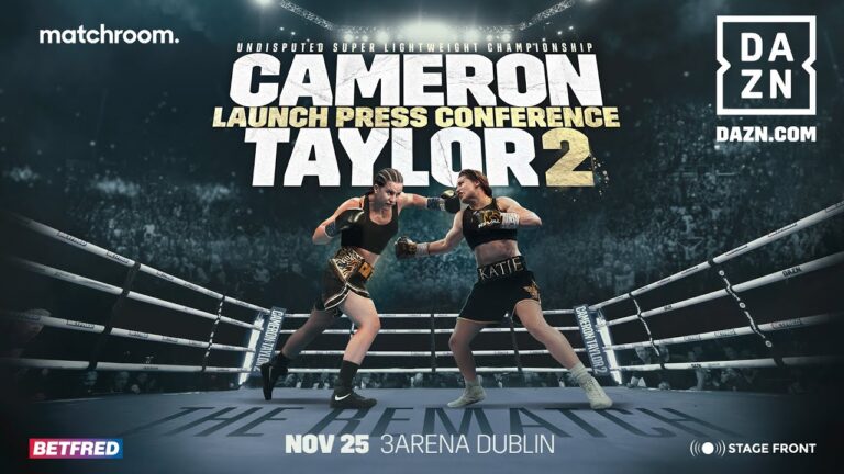 Chantelle Cameron vs Katie Taylor 2 Launch Press Conference
