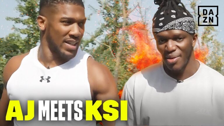 'I wanna do what everyone thinks I can't do' – KSI Meets Anthony Joshua