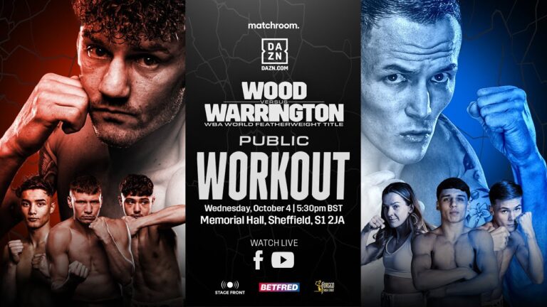 Leigh Wood vs Josh Warrington Public Workout
